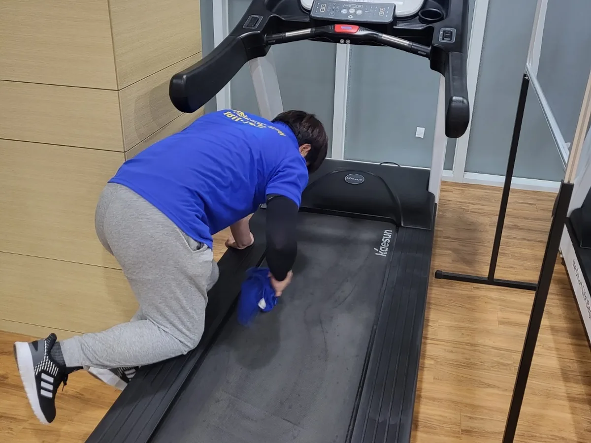 강북구 번동 피트니스 라커 검사실 위생청소 사례 - 행진크린